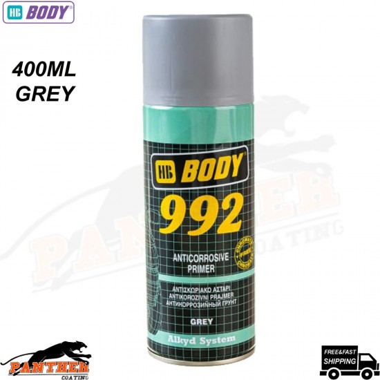HB BODY 992 5100799200 Anti corrosive, Anti rust primer GREY 400ml Aerosol