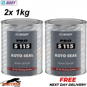 2x HB Body S115 Brushable Autoseal Seam Sealer 1kg Car Body Seam sealer