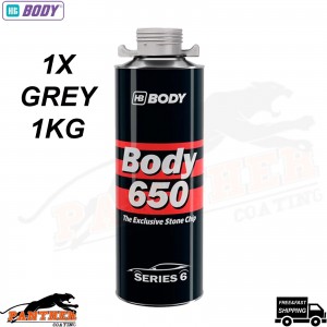 1X HB BODY 650 STON CHIP GREY 1 KG screw top can SERIES 6