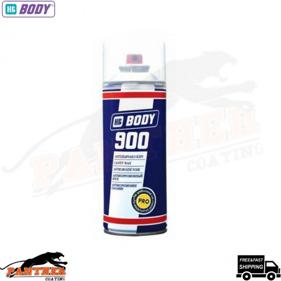 HB Body 900 Car/Van Cavity Wax Oil Spray 400ml Exterior/Interior Closed Parts