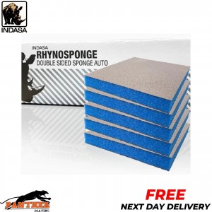 INDASA RHYNO SPONGE DOUBLE SIDED HAND SANDING PADS, ULTRA FINE - FAST DELIVERY