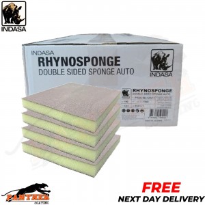 INDASA RHYNO SPONGE DOUBLE SIDED HAND SANDING PADS MICRO FINE Case of 100 595169