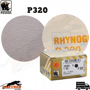 Indasa Rhynogrip HT Line 75mm 3" Sanding Discs P320 Box of 50 Grip System