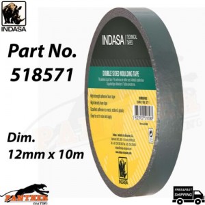 INDASA TECHNICAL TAPES DOUBLE SIDED MOULDING TAPE PART NO 518571 DIM. 12MM X 10M