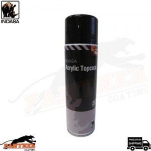 INDASA 1K MATT BLACK PAINT CAR ALLOYS GUIDE COAT ACRYLIC TOPCOAT 500ml Aerosol