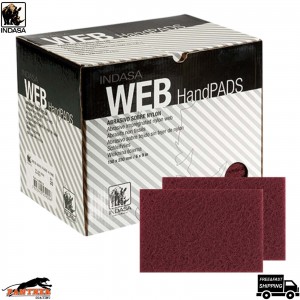 Indasa Surface Prep Pads – Red Very Fine Scotch-Brite Abrasive Sheets