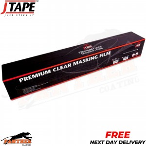 J TAPE MASKING FILM SHEETING PREMIUM PLASTIC CLEAR CAR ROLL 6M X 120M