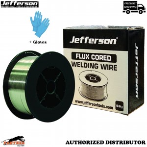 JEFWP0.9-0.9FC 0.9mm Flux Cored MIG Welding Wire 0.9kg Gasless Reel + Gloves