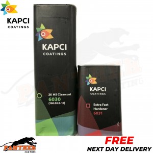 Kapci 6030 2K HS Anti-Scratch Clearcoat with 6031 EXTRA FAST hardener -7.5L KIT