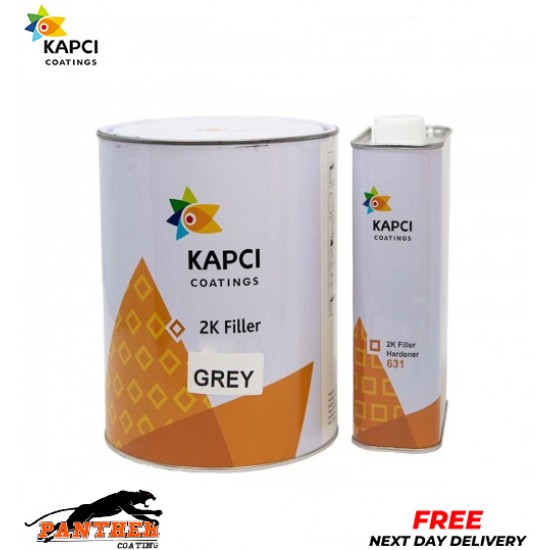 Kapci 3.75L 2K High Build Filler Primer Kit Grey FAST DELIVERY Model No. FLK