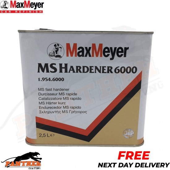 Max Meyer MS Hardener 6000 Fast 2K Paint Activator 2.5ltr Acrylic