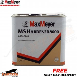 Max Meyer MS Hardener 8000 2K Extra Fast 2.5ltr Acrylics Products Paint Hardener