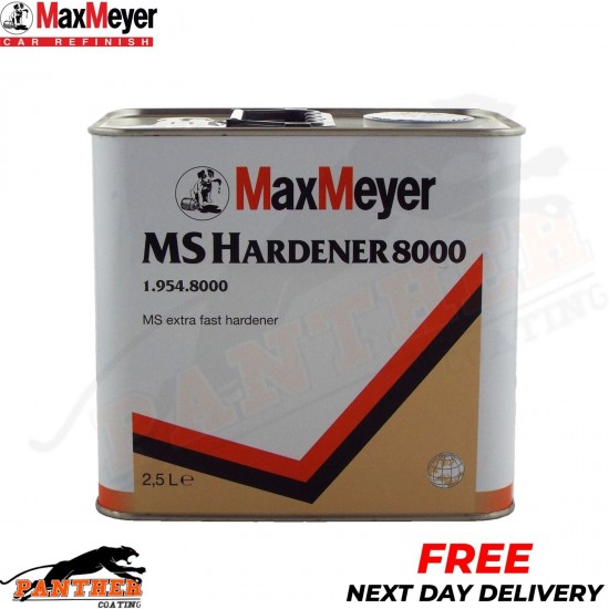 Max Meyer MS Hardener 8000 2K Extra Fast 2.5ltr Acrylics Products Paint Hardener