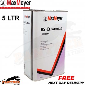 MAXMEYER HS CLEAR LACQUER 0320 5 LITRE High Solids Clearcoat 0320 VOC Compliant