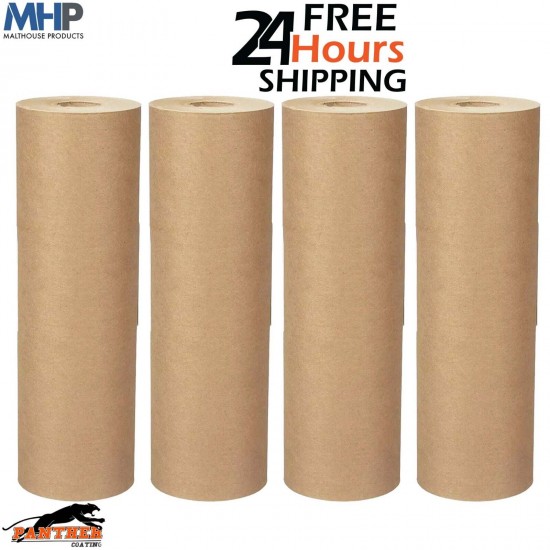 4x Brown Masking Paper 18 Inch approx. water & solvent 450mm 50gsm 180m