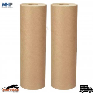 2x Brown Masking Paper Roll 18” x 180m (450mm) – 50gsm Water & Solvent Resistant