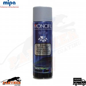 MONOFIL MONO SPRAY XTREME SUPER FAST HIGH BUILD GREY PRIMER AEROSOLE - 500ML