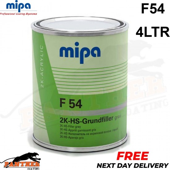 Mipa F54 4-1 2K HS Grundfiller HIGH BUILD 2K PRIMER 4L - GREY - FAST DELIVERY