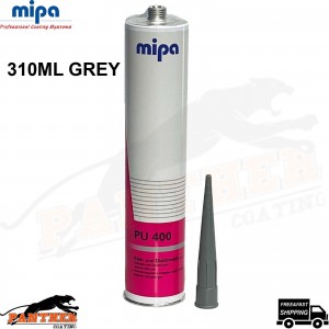MIPA PU 400 Seam Sealer 310ml Grey Cartridge Adhesive Sealant Polyurethane
