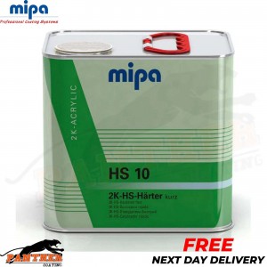 MIPA HS10 FAST HIGH SOLID HARDENER FOR OC ACRYFILLER CX4 CC9 CLEARCOAT 2.5LTR