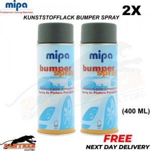 2x MIPA Kunststofflack Bumper Spray PIERRE A FUSIL 400ml