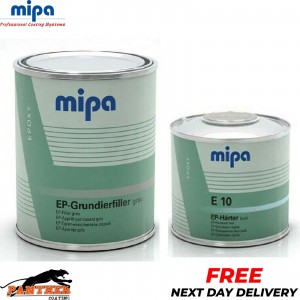 MIPA EP-Grundierfiller EPOXY PRIMER 2k + EP FAST HARDENER E10 - KIT GREY 1.5L