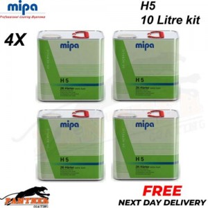 4x MIPA 2K ACRYLIC H 5 EXTRA FAST HARDENER ACTIVATOR 2K HARTER (7.5 LITRE)