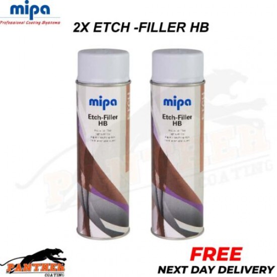2x MIPA Etch-Filler HB Aerosol Spray – 400ML