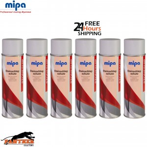 6x MIPA STONECHIP LIGHT GREY AEROSOL 500ML