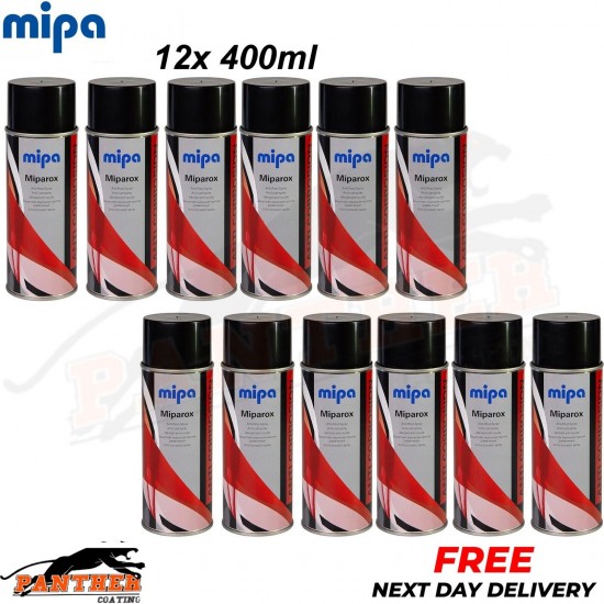 12x MIPA MIPAROX 400ml Aerosol ANTI RUST SPRAY - WITH FREE NEXT DAY DELIVERY
