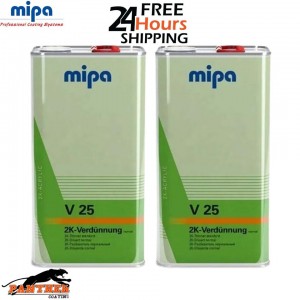 2 x MIPA 2K Thinner Standard V25 5LTR - 271050000 *NEXT DAT DELIVERY*