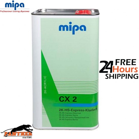 MIPA CX2 2K HS EXPRESS CLEARCOAT 5LT - FREE FAST DELIVERY