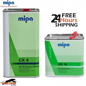 MIPA CX4 HS EXPRESS CLEARCOAT WITH HS10 FAST HARDENER 7.5L KIT
