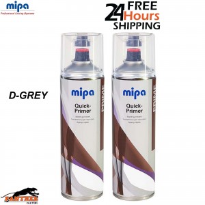 2X MIPA QUICK PRIMER AEROSOL 500ML DARK GREY - SPOT PRIMER