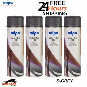 4X Mipa Etch Filler High Build Dark Grey (500ML)