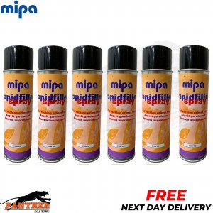6X MIPA RAPIDFILLER PRIMER HIGH BUILD SELF ETCHING AEROSOL 400ML