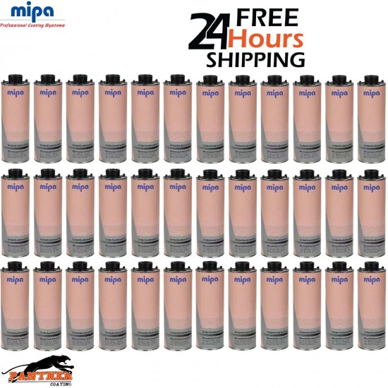 36 X MIPA SCHUTZ UNDER SEAL UNDERBODY RUST PROTECTION PROTECTOR BLACK 1L