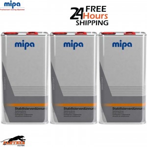 3X MIPA BC STABILISER BASECOAT STABILISING THINNER REDUCER 5LTR