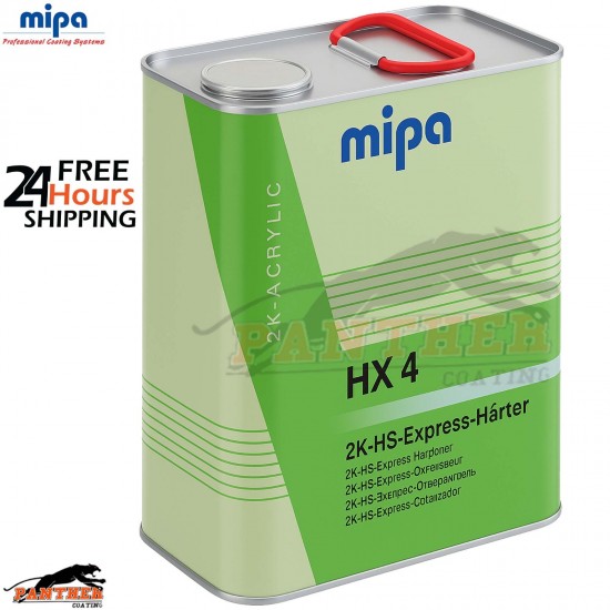 MIPA HX4 Express Hardener 2.5L – HS 2K for CX4 Clearcoat Lacquer