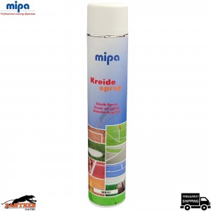 MIPA White Chalk Spray 750ml – Temporary Marking Paint for All Surfaces
