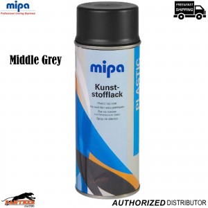 Mipa Bumper Repair Spray Paint Middle Grey 400ml Car Plastic Colour