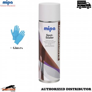 MIPA 500ml Clear Spot Sealer Aerosol Automotive Refinish Spray + Gloves