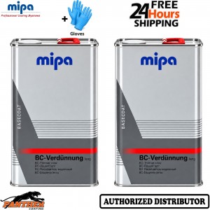 2x MIPA BC Basecoat Thinner Slow Reducer 5L 271550000 Professional