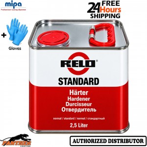 RELO BY MIPA RELOCRYL 2K STANDARD ACRYLIC HARDENER 2.5L + Gloves