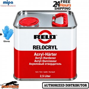 RELO BY MIPA RELOCRYL 2K FAST ACRYLIC HARDENER 2.5L + Gloves