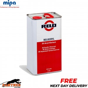 MIPA RELOCRYL 2K ACRYL KLARLACK 2K ACRYLIC CLEARCOAT ACRYLIC LACQUER 5 LITRE