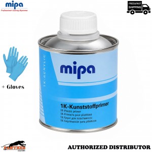MIPA Automotive 1K Plastic Primer 250ml Plastic Adhesion Promoter + Gloves