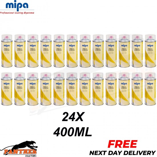 24x MIPA silicone remover & Degreaser spray 400ml spray can cleaner