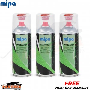 3x MIPA PROTECTOR 2K TOUGH TRUCK BED LINER raptor AEROSOL 400ML - BLACK