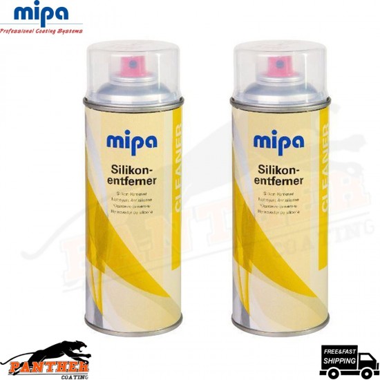 2x MIPA silicone remover & Degreaser spray 400ml spray can cleaner